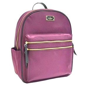 Kate Spade Deep Plum Large Bradley Backpack